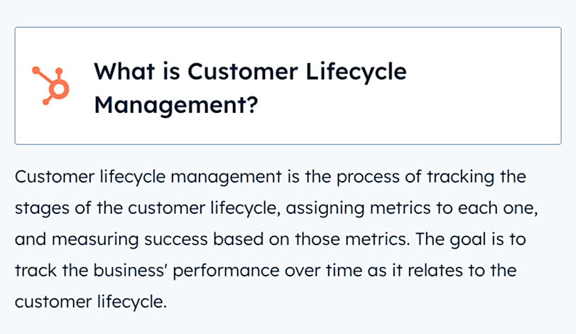 Customer Lifecycle Management